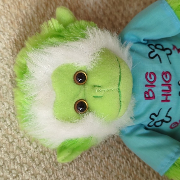 Fiesta Plush Get Well Soon Hanging Monkey Green - Picture 2 of 14